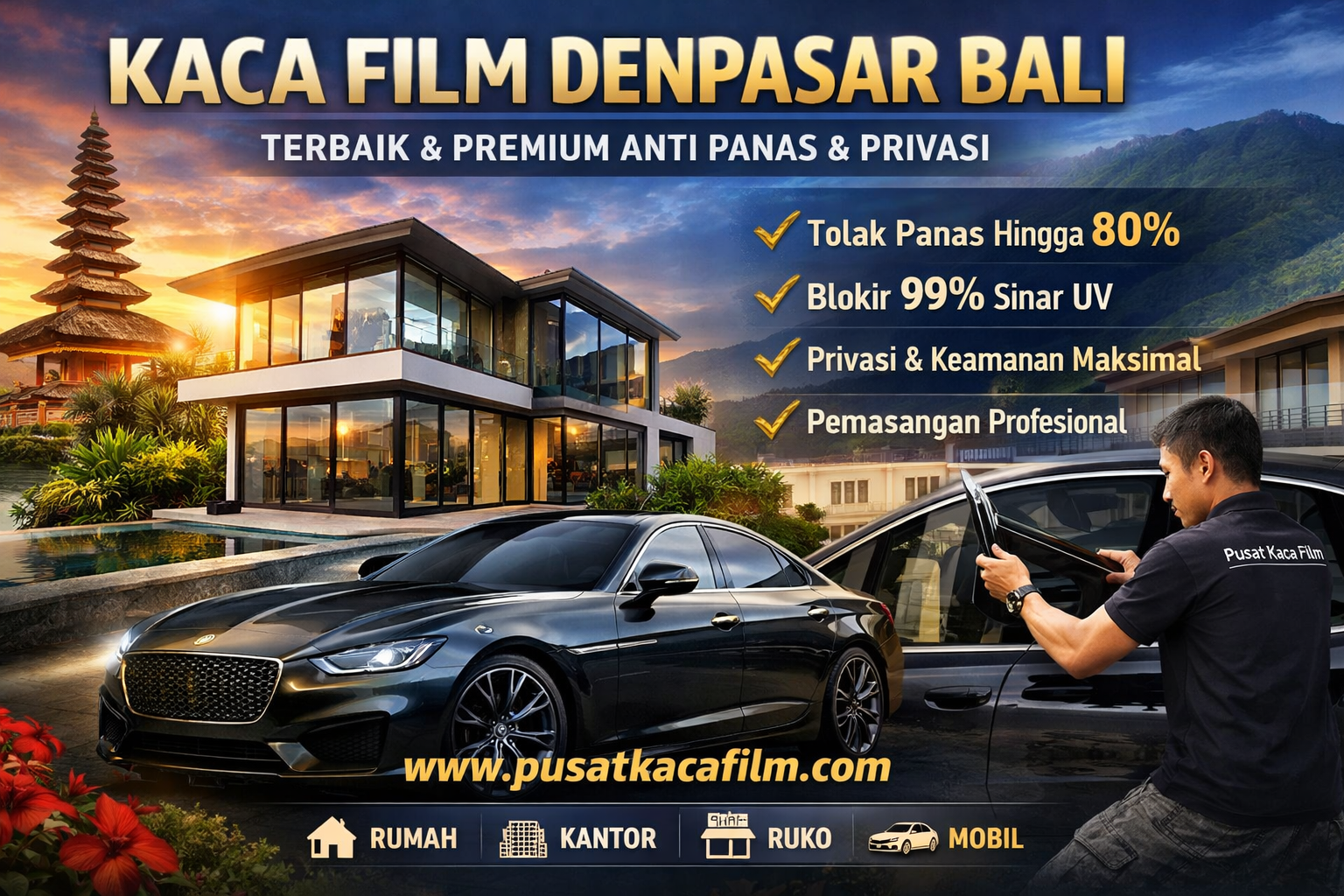 www.pusatkacafilm.com kaca film denpasar 1