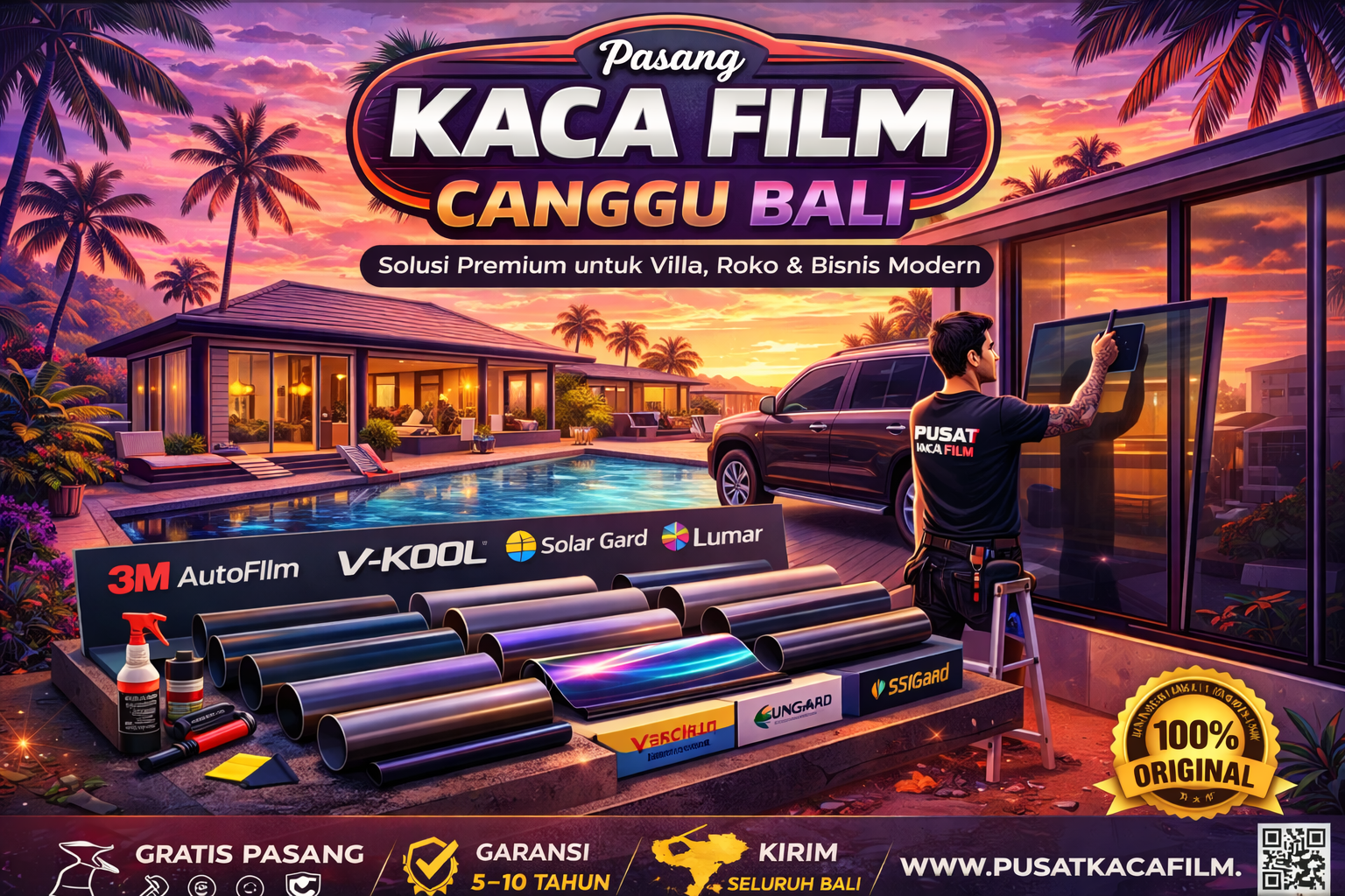 www.pusatkacafilm.com kaca film denpasar 10