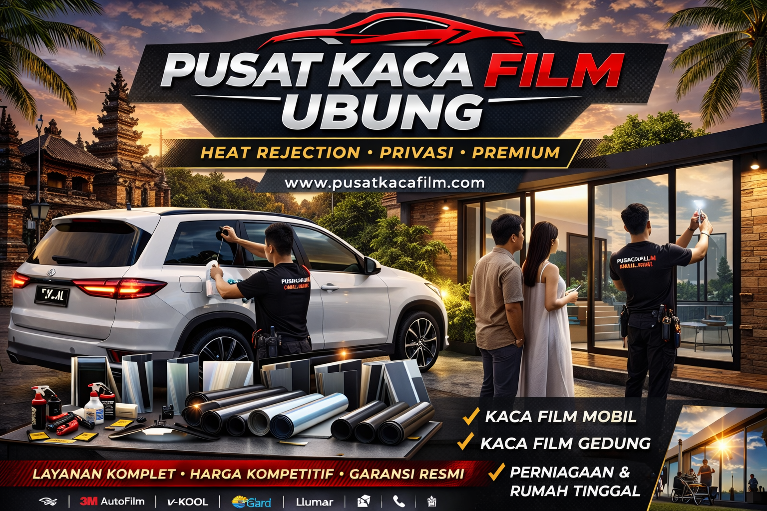 www.pusatkacafilm.com kaca film denpasar 2