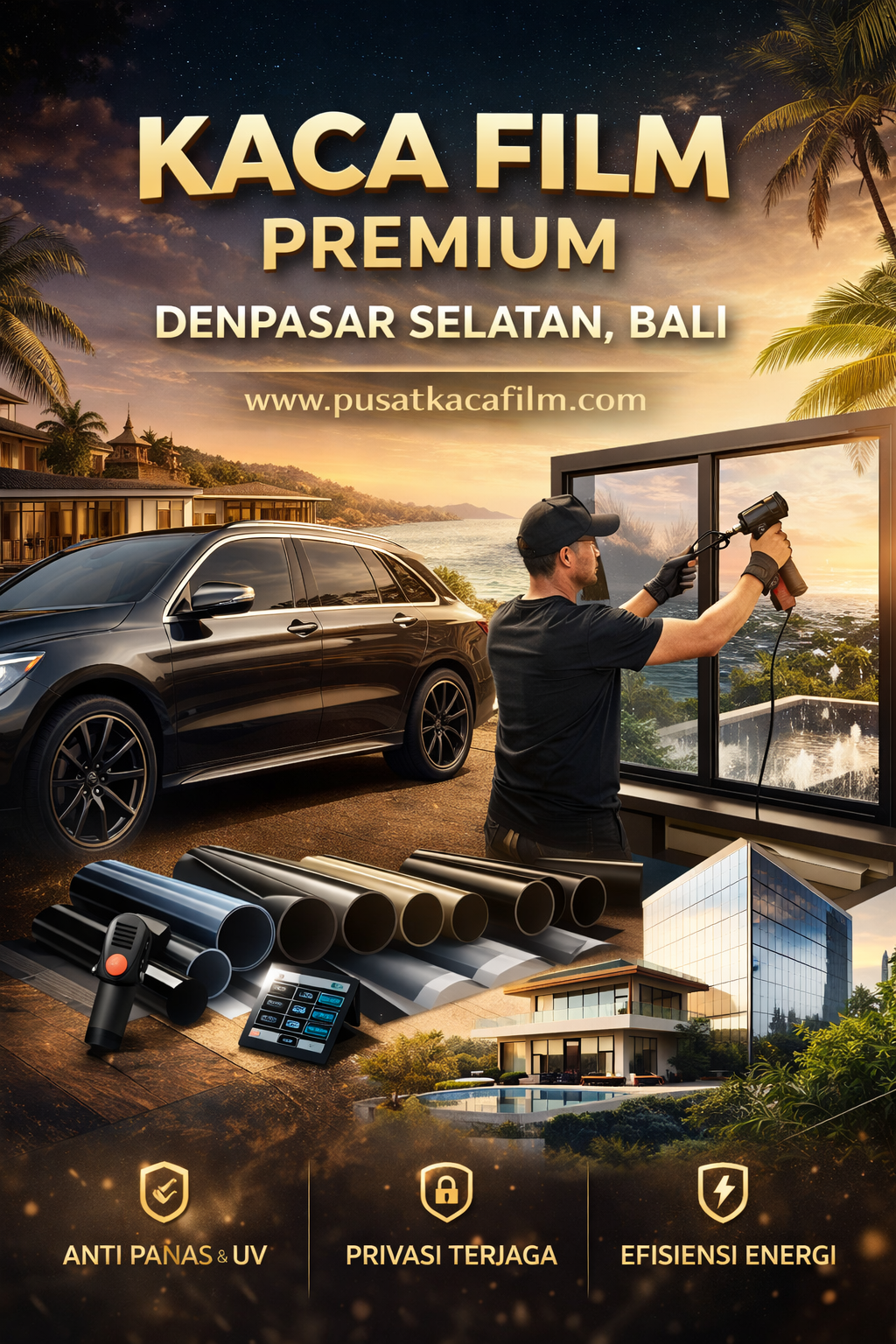 www.pusatkacafilm.com kaca film denpasar 5
