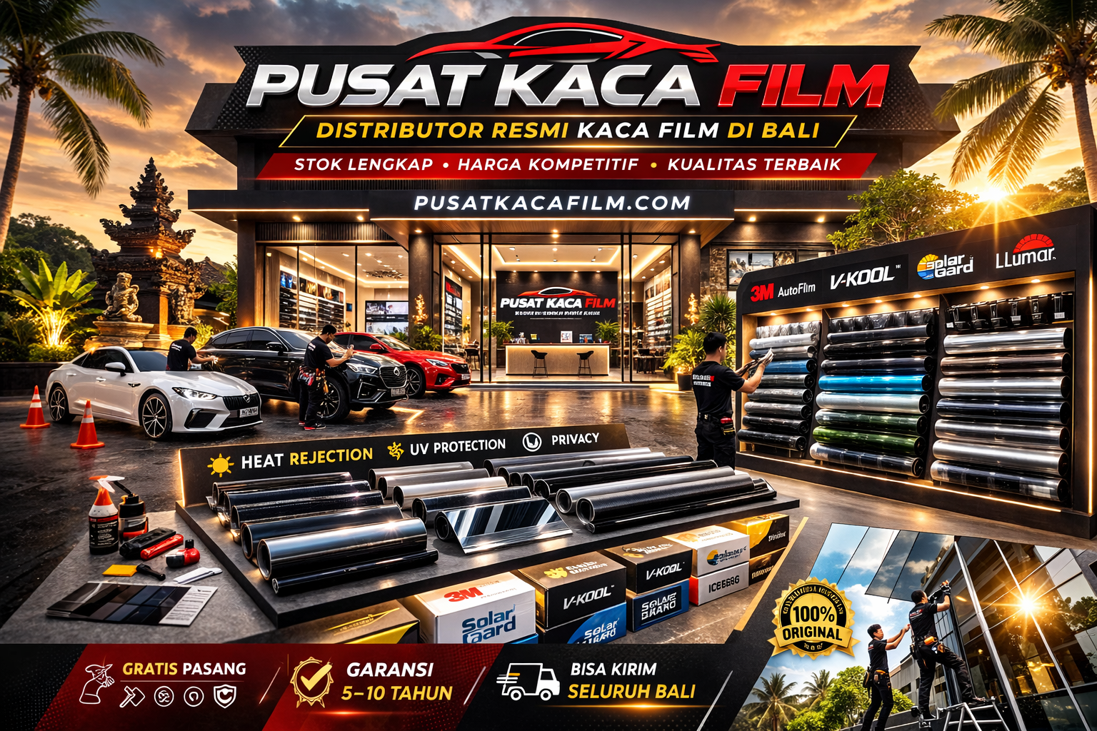 www.pusatkacafilm.com kaca film denpasar