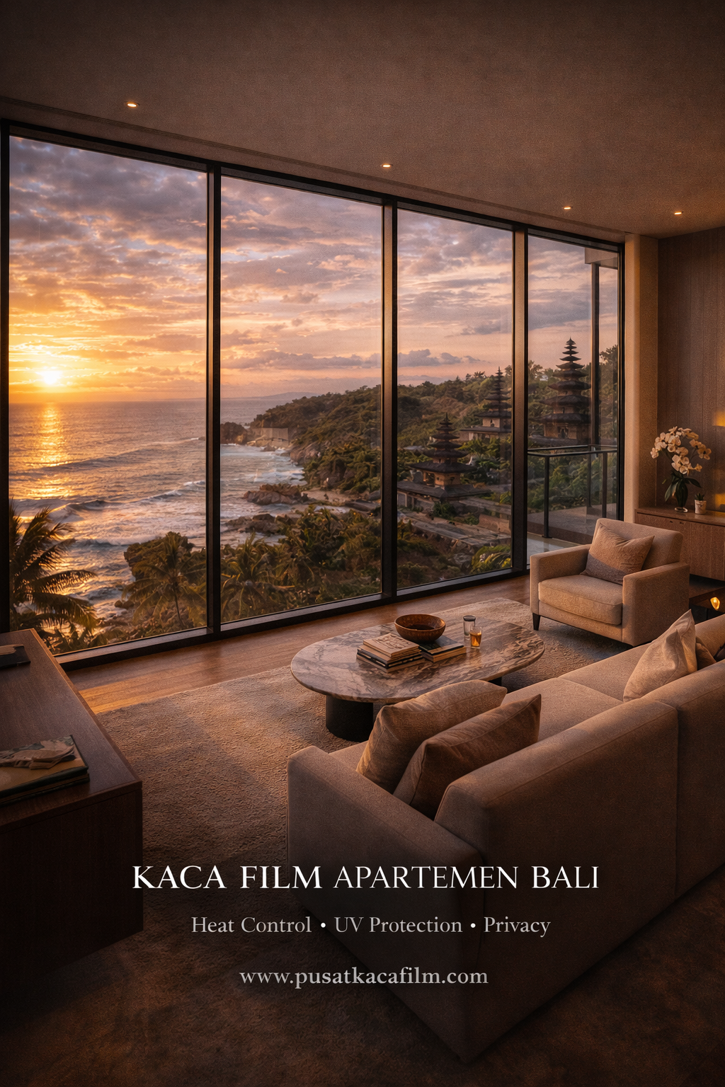 www.pusatkacafilm.com kaca kaca film apartement bali