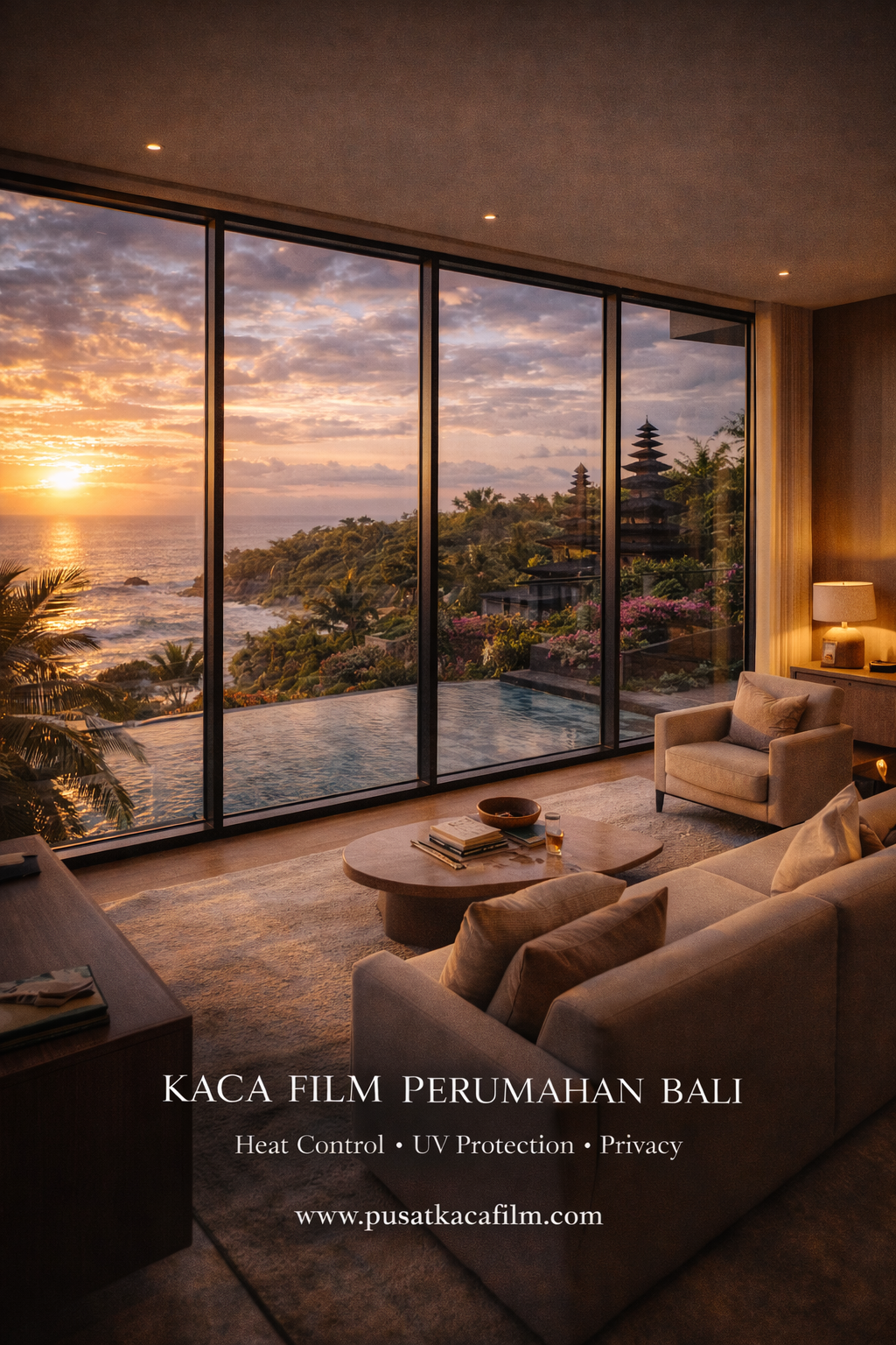 www.pusatkacafilm.com kaca kaca film rumah bali